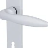 Südmetall Türgriff-Garnitur Langschild Alison BB Messing satiniert silber 225 x 40 mm