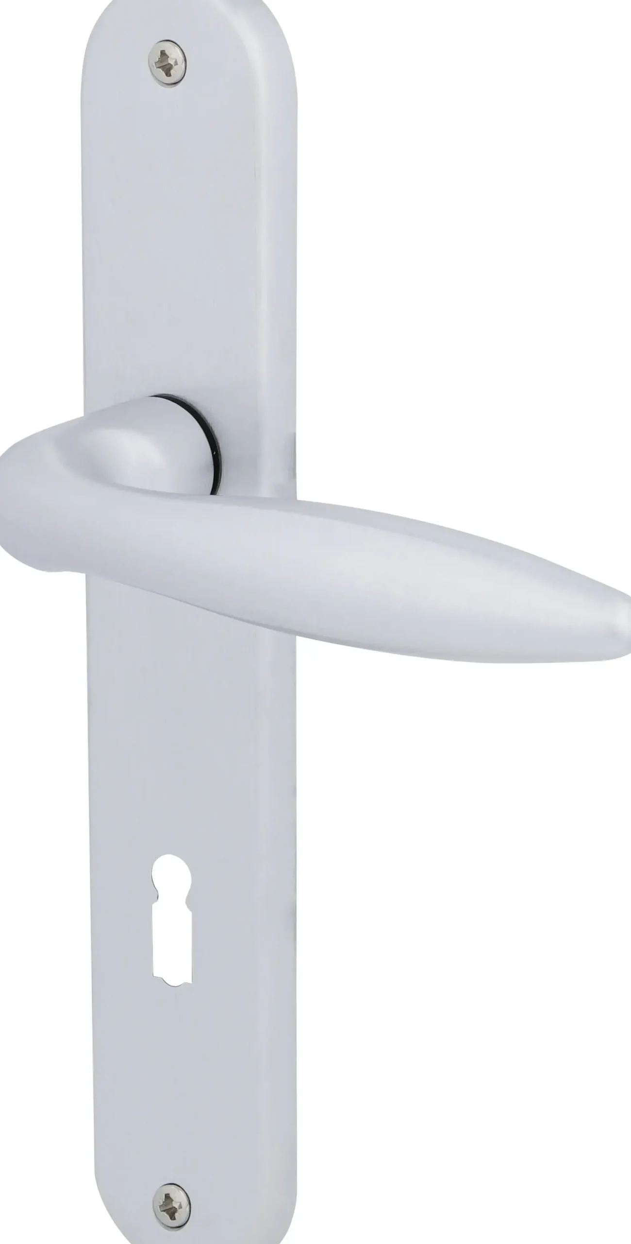 Südmetall Türgriff-Garnitur Langschild Alison BB Messing satiniert silber 225 x 40 mm