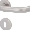 Südmetall Türgriff-Garnitur Rosette Fair IV BB Edelstahl satiniert silber Ø 52 mm