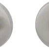 Südmetall WC-Verriegelung Badtüren Rosette Edelstahl satiniert rot/weiß Ø 50 mm