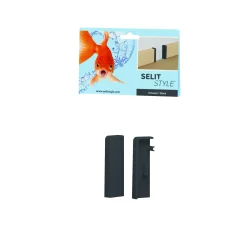 Selitstyle Endkappe schwarz 2 Stück