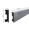 SELITSTYLE Sockelleiste FBL50 Fliese Studio 2000 x 50 x 15 mm wasserfest