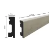 SELITSTYLE Sockelleiste FBL50 Eiche Elegant 2000 x 50 x 15 mm wasserfest