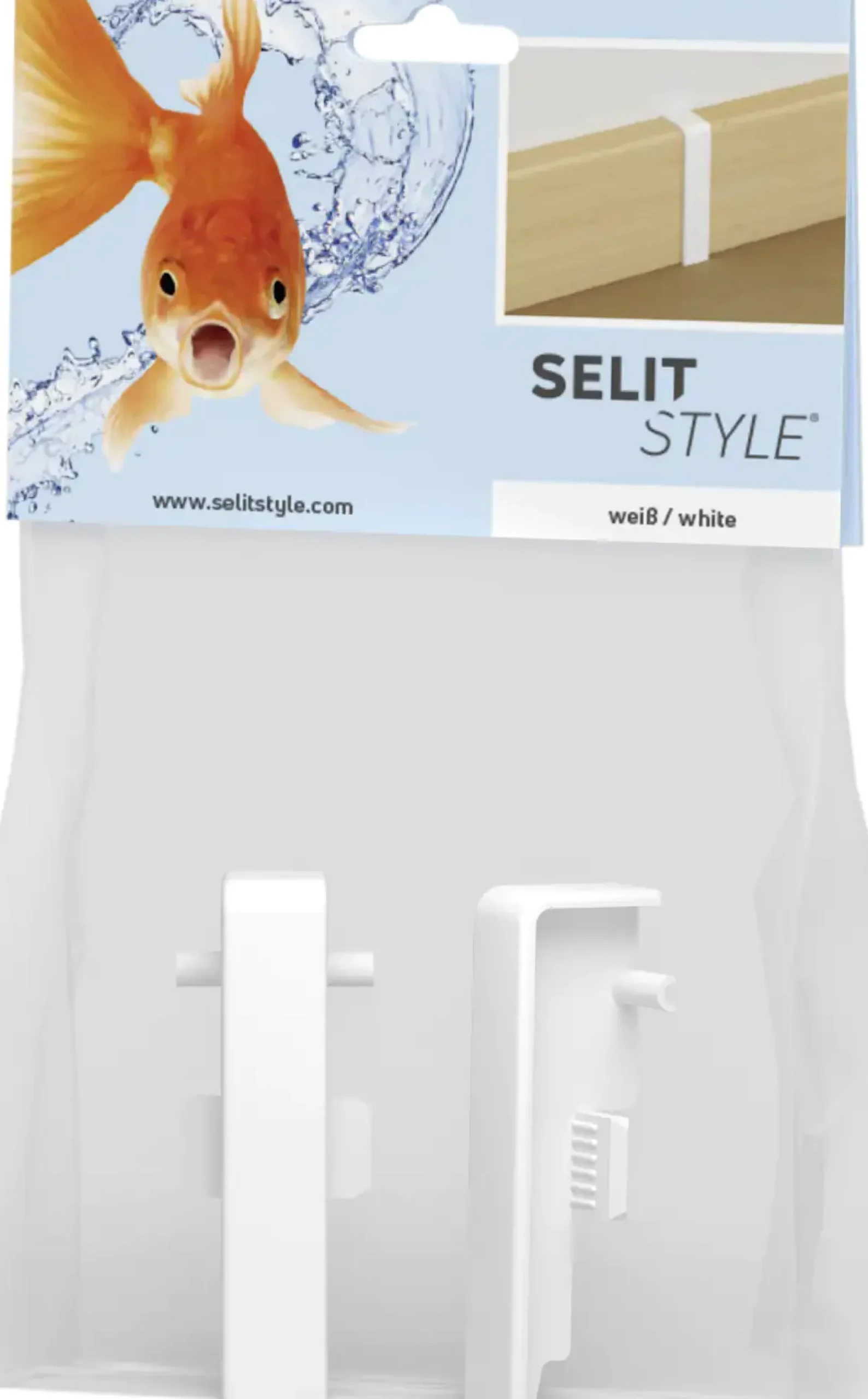 SELITSTYLE Verbinder weiß Höhe 50 mm 2 Stück