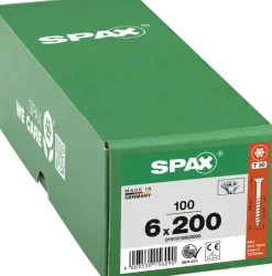 Spax Universalschrauben 6 x 200 mm T20 Teilgewinde - 100 Stk.