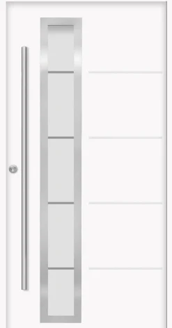 Splendoor Haustür Passivedoor Premium B06 Weiß DIN Links 100 x 210 cm