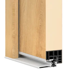 Splendoor Haustür Passivedoor Premium B05 RC2 Eiche Natur DIN Rechts 110 x 210 cm