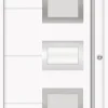 Splendoor Haustür Passivedoor Premium B03 Weiß DIN Rechts 100 x 210 cm