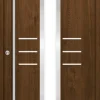 Splendoor Haustür Passivedoor Premium B07 Nussbaum DIN Links 110 x 210 cm