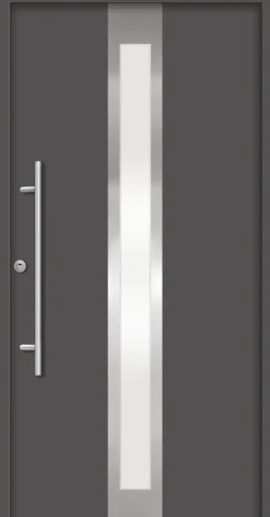 Splendoor Haustür Passivedoor Premium B01 RC2 Anthrazit DIN Links 110 x 210 cm