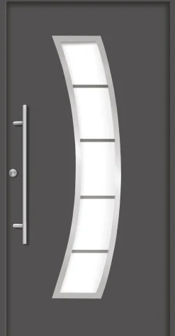 Splendoor Haustür Passivedoor Premium P14 Anthrazit DIN Links 110 x 210 cm
