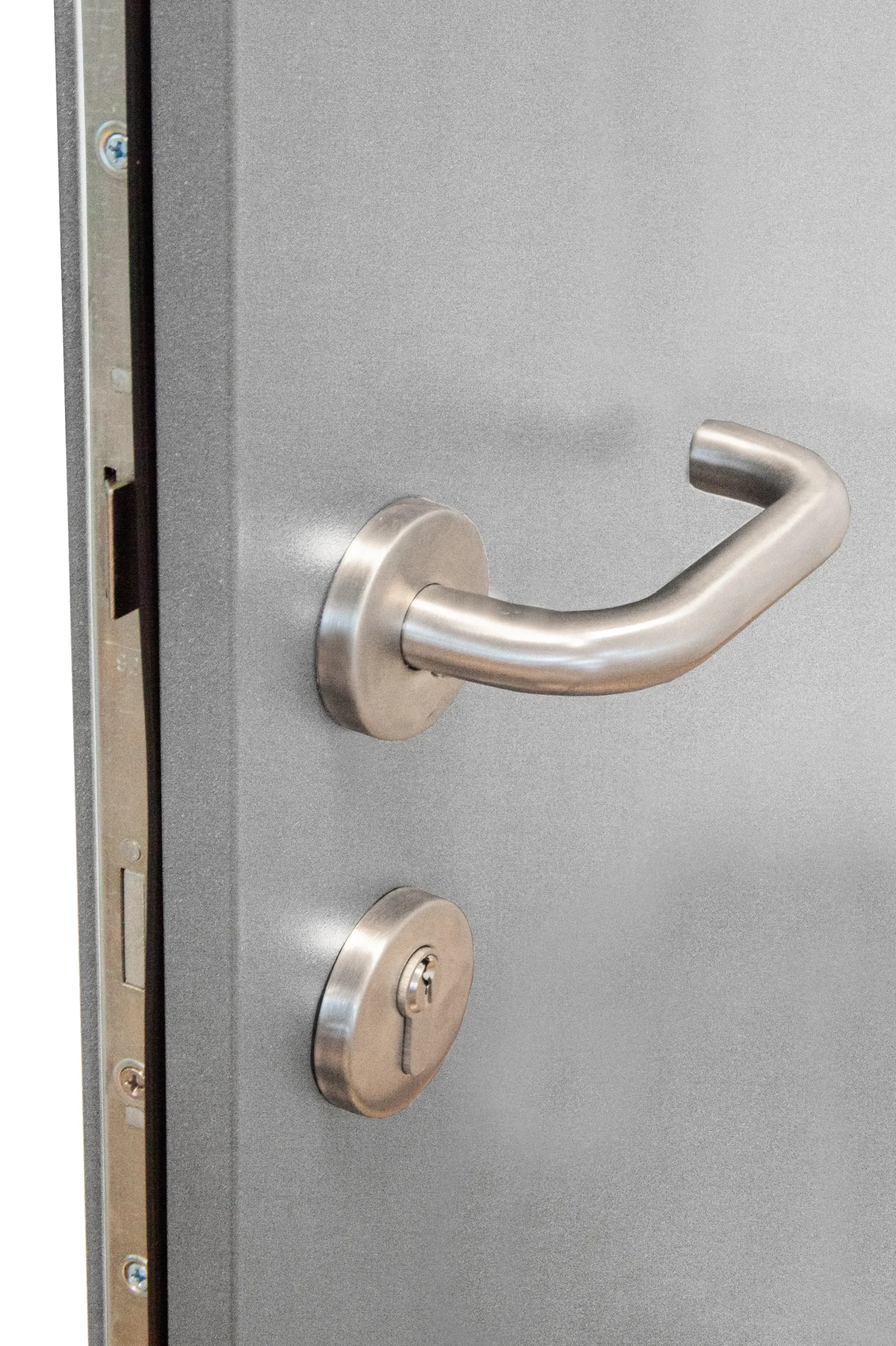 Splendoor Haustür Passivedoor Premium B05 RC2 Grau DIN Links 110 x 210 cm