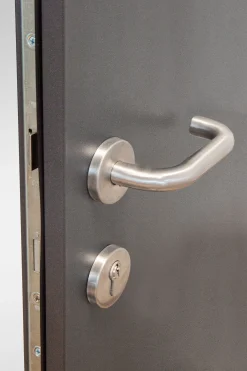 Splendoor Haustür Passivedoor Premium H1 Anthrazit DIN Links 110 x 210 cm
