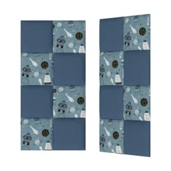 Stegu Wandpaneel Puffin Print Kids 30 x 30 cm Cosmo
