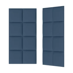 Stegu Wandpaneel Puffin Print Kids 30 x 30 cm Blue Jeans