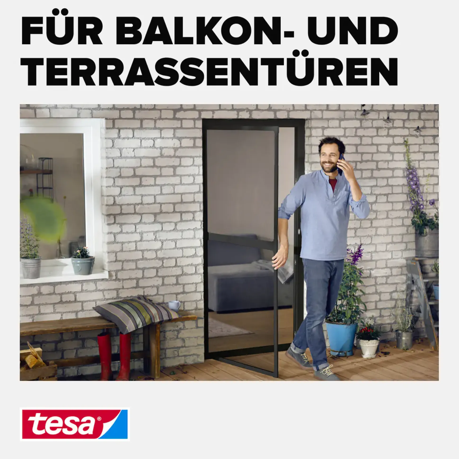 tesa Adapter FALT 35 x 43 x 48 mm anthrazit