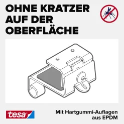 tesa Adapter FALT 35 x 43 x 48 mm anthrazit