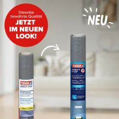 tesa Fliegengitter COMFORT Ersatzrolle 120 x 250 cm - anthrazit