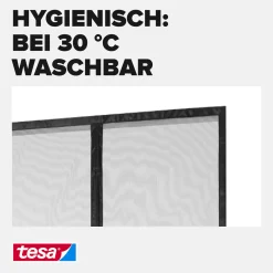 tesa Fliegengitter Magnetvorhang 100 x 220 cm anthrazit
