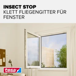 tesa Fliegengitter STANDARD 150 x 180 cm anthrazit individuell kürzbar