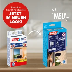 tesa Fliegenschutz-Fenster COMFORT 170 x 180 cm - anthrazit