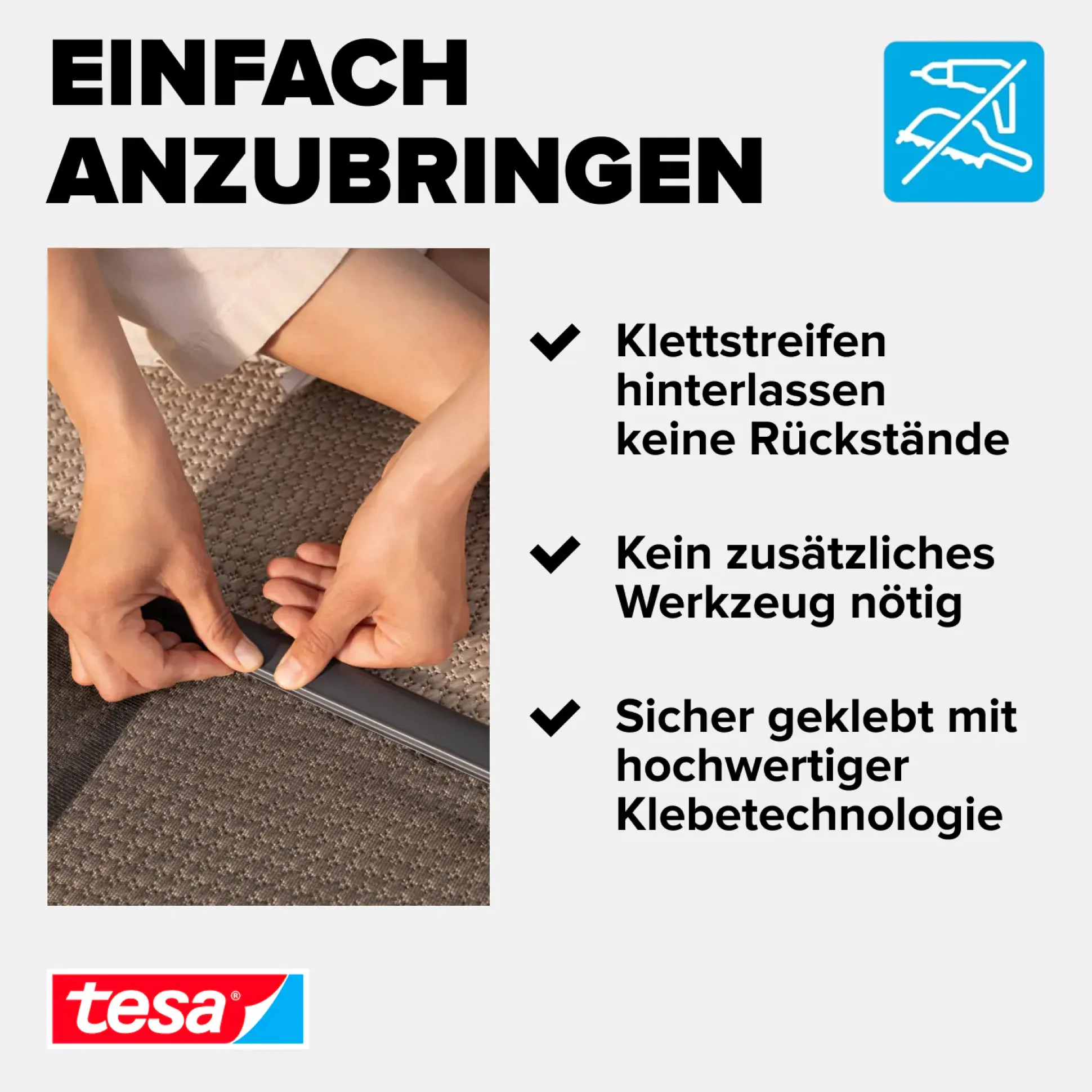 tesa Fliegenschutz-Lamellenvorhang STANDARD 120 x 250 cm - anthrazit