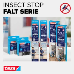 tesa Fliegenschutz-Tür FALT 100 x 220 cm anthrazit/anthrazit kürzbar