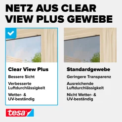 tesa Fliegenschutz-Tür FALT 100 x 220 cm anthrazit/anthrazit kürzbar