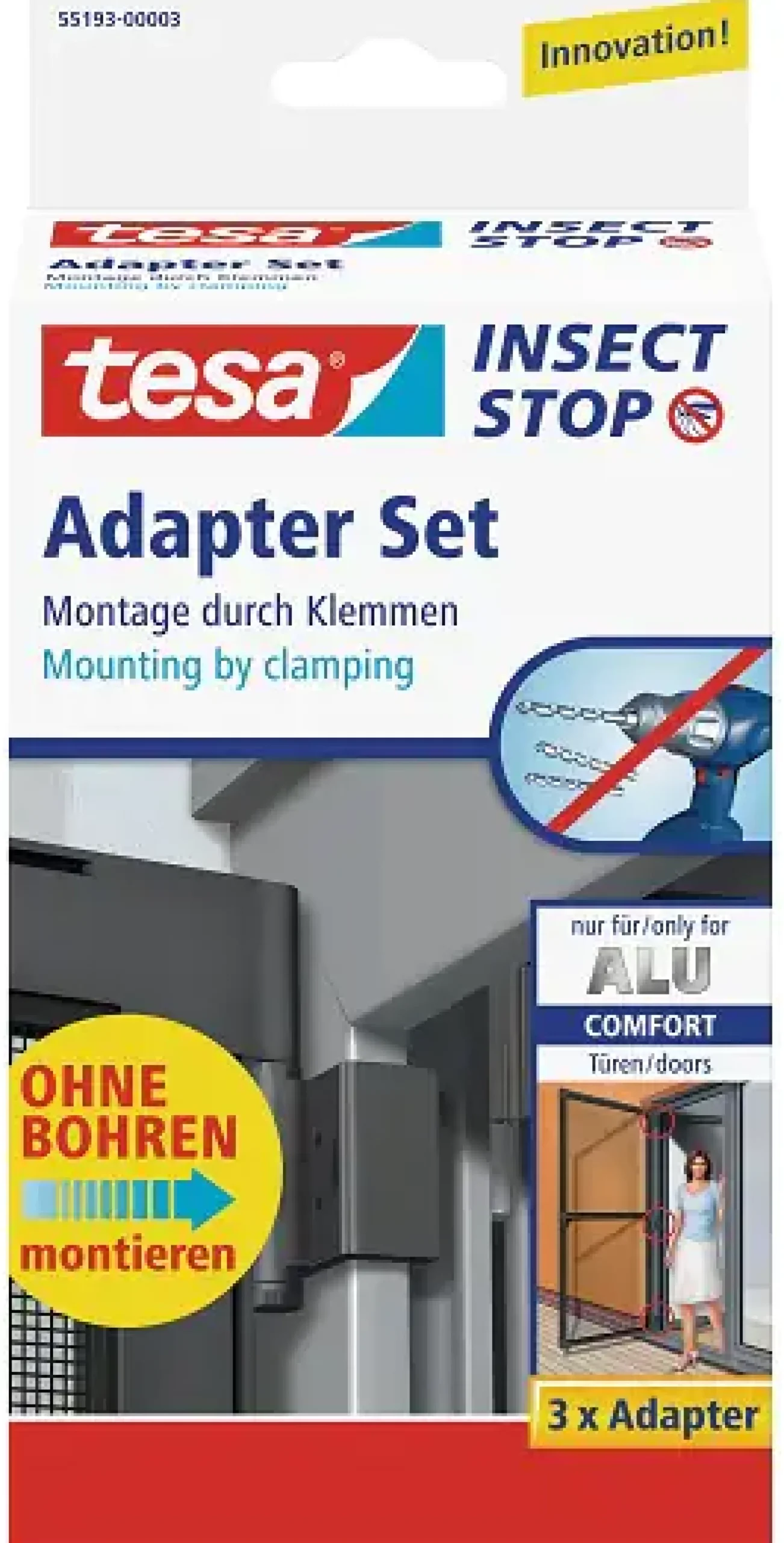 tesa Insektenschutz-Adapter-Set