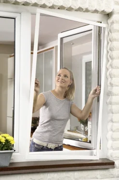 tesa Insektenschutz-Fenster COMFORT 100 x 120 cm weiß