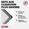 tesa Insektenschutz-Fenster COMFORT 120 x 150 cm anthrazit