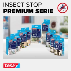 tesa Insektenschutz-Fenster COMFORT 100 x 100 cm anthrazit