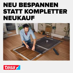 tesa Insektenschutz-Gitter Ersatzarolle anthrazit 120 x 250 cm