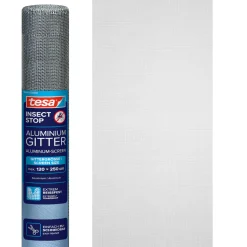 tesa Insektenschutz-Gitter COMFORT Ersatzrolle 120 x 250 cm grau