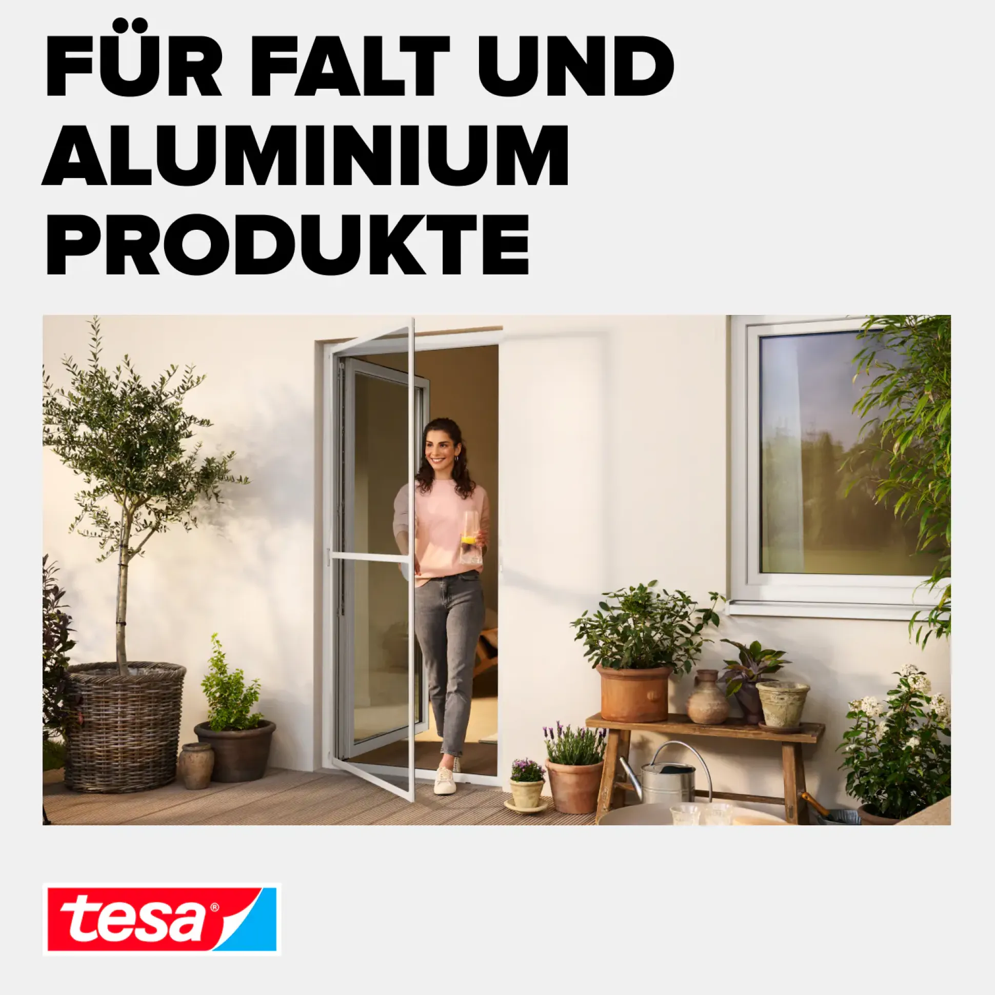 tesa Insektenschutz-Gitter COMFORT Ersatzrolle 120 x 250 cm weiß
