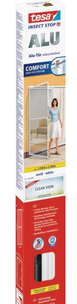 tesa Insektenschutz-Tür COMFORT 120 x 240 cm weiß