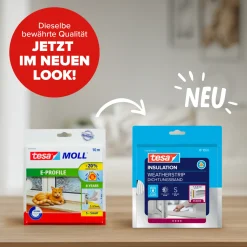 tesa Insulation E-Profil Classic 10 m, weiß