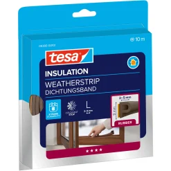 tesa Insulation P-Profil Classic 10 m, braun