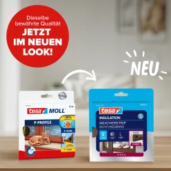 tesa Insulation P-Profil Classic 6 m, braun
