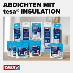 tesa Insulation Schaumstoffdichtung Standard 6 m, weiß