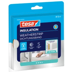 tesa Insulation Schaumstoffdichtung Standard 6 m, weiß