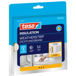 tesa Insulation Schaumstoff-Dichtung Universal 10 m, weiß