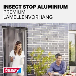 tesa Lamellentür Premium Teleskop 95 x 220 cm anthrazit