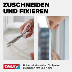 tesa Moll Dichtungsprofil Super Flex 6 m, transparent