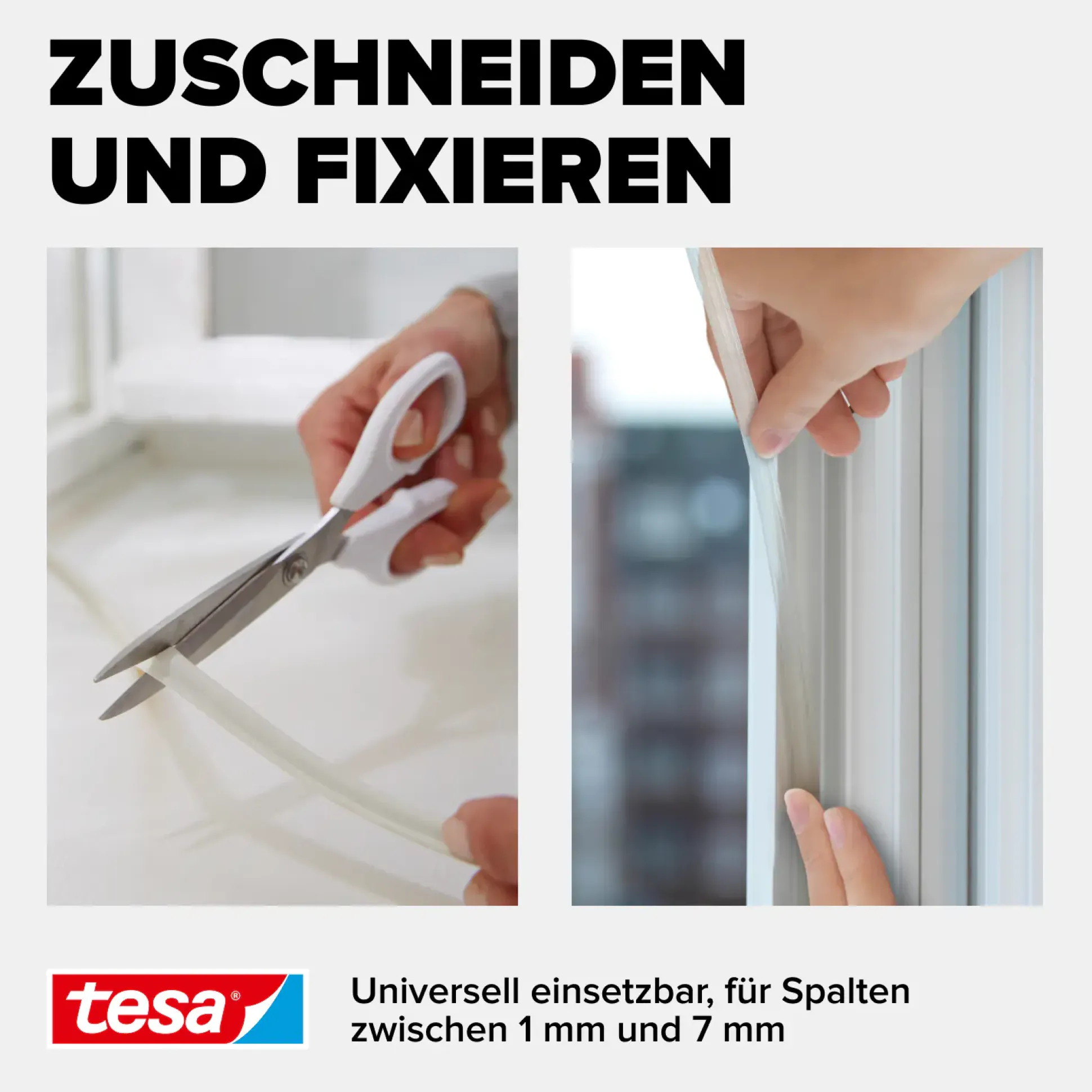 tesa Moll Dichtungsprofil Super Flex 6 m, transparent