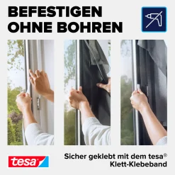 tesa Pollenschutzgitter 120 x 240 cm anthrazit