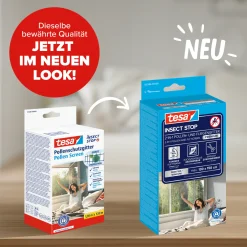 tesa Pollenschutzgitter 130 x 150 cm Anthrazit
