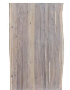 Tischplatte Akazie massiv mit natürlicher Kante 180 x 90 x 3,8 cm
