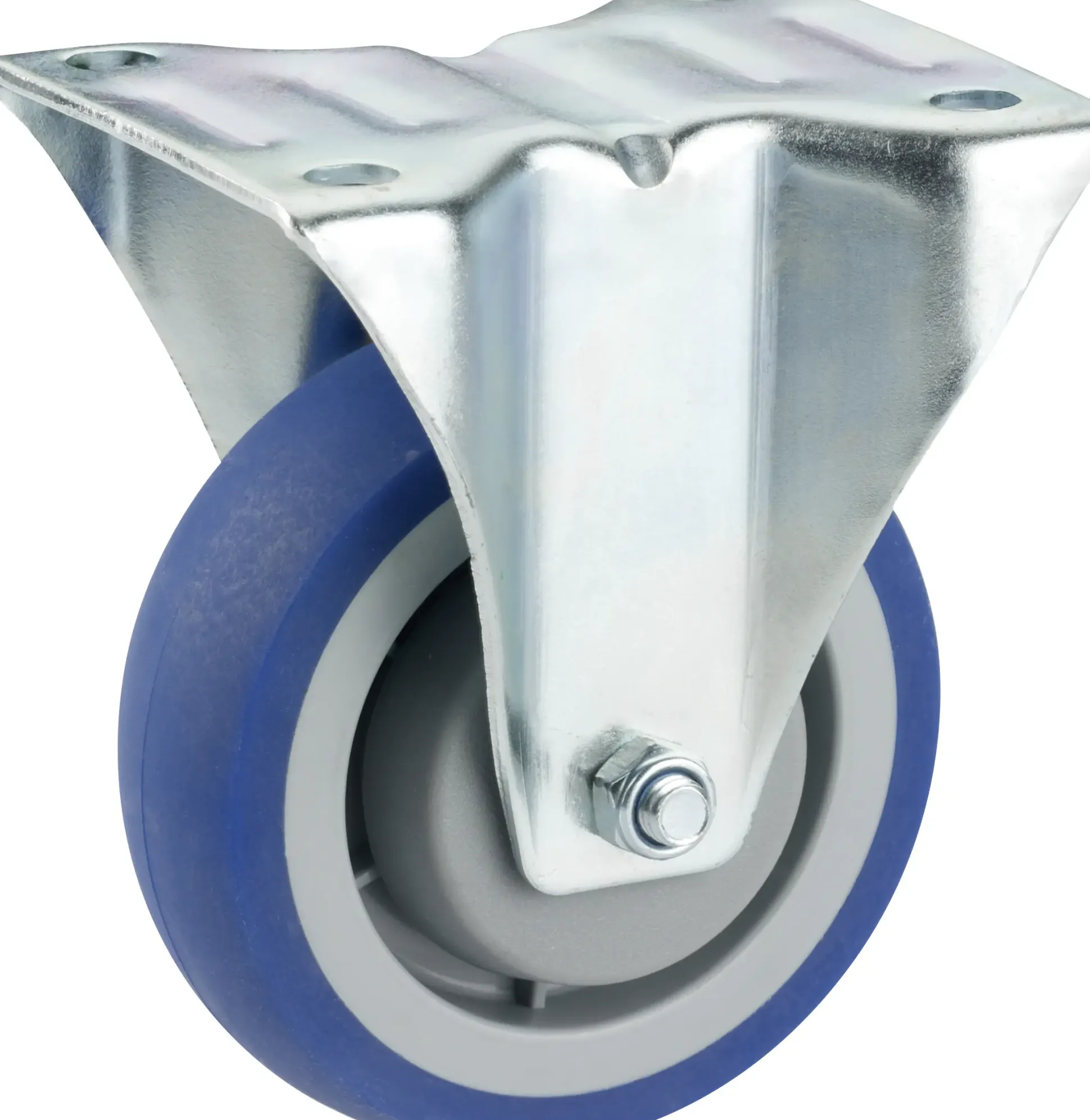 Transportgeräte-Bockrolle 80 x 32 mm Tragkr. 100 kg