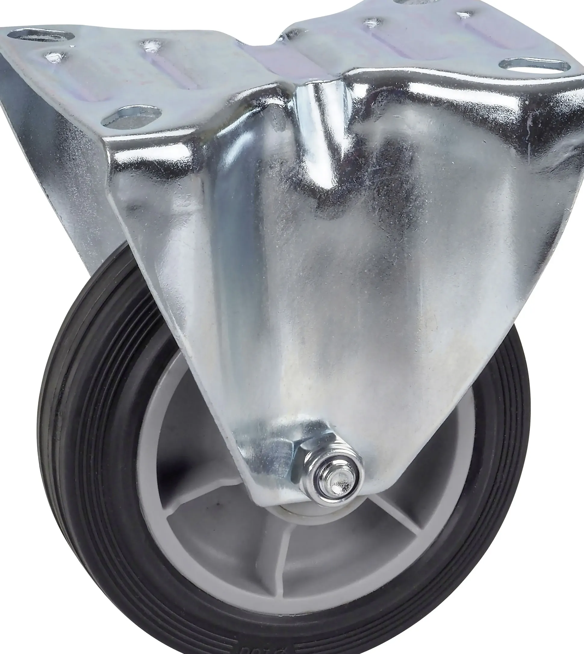 Transportgeräte-Bockrolle 100 x 30 mm Tragkr. 70 kg